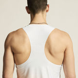 Race Day Singlet M-White/Multi