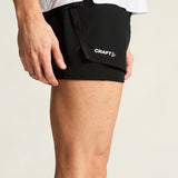 Race Day Split Shorts M-Black