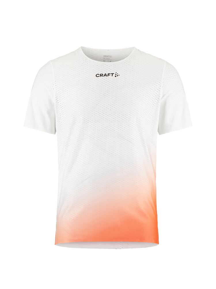 Race Day SS Tee M-White/Multi