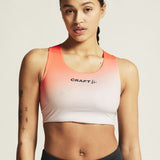 Race Day Sport Top W-White/Multi