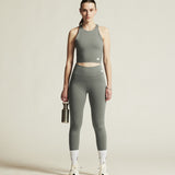 Débardeur court collectif W-Leaf