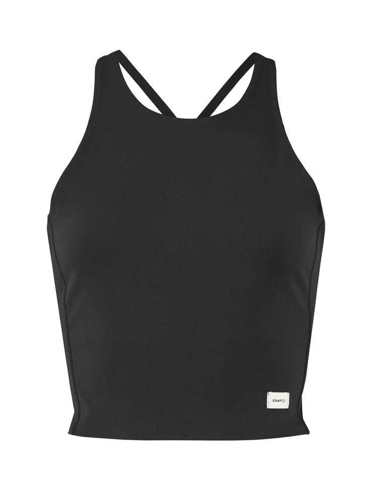 Collective Cropped Singlet W-Black