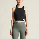 Collective Cropped Singlet W-Black