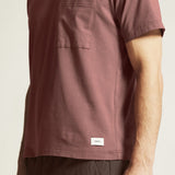 Collective Relaxed SS Tee M-Rose Brown