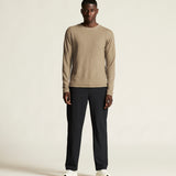 Wool Waffle RN M-Taupe