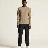 Wool Waffle RN M-Taupe