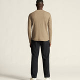 Wool Waffle RN M-Taupe