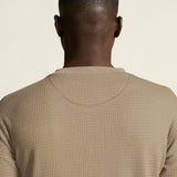 Wool Waffle RN M-Taupe