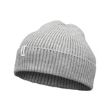 Bonnet côte - Mélange gris