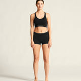 Wool Seamless Bra W-Black