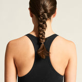 Wool Seamless Bra W-Black