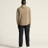 Grid Hood M-Taupe