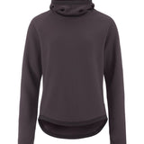Grid Hood W-Dk Plum