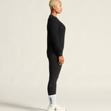 Wool Waffle RN W-Noir