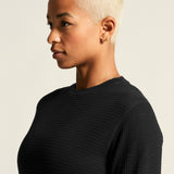 Wool Waffle RN W-Noir