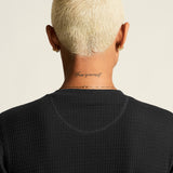 Wool Waffle RN W-Noir