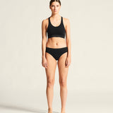 Wool Seamless Hipster W-Black