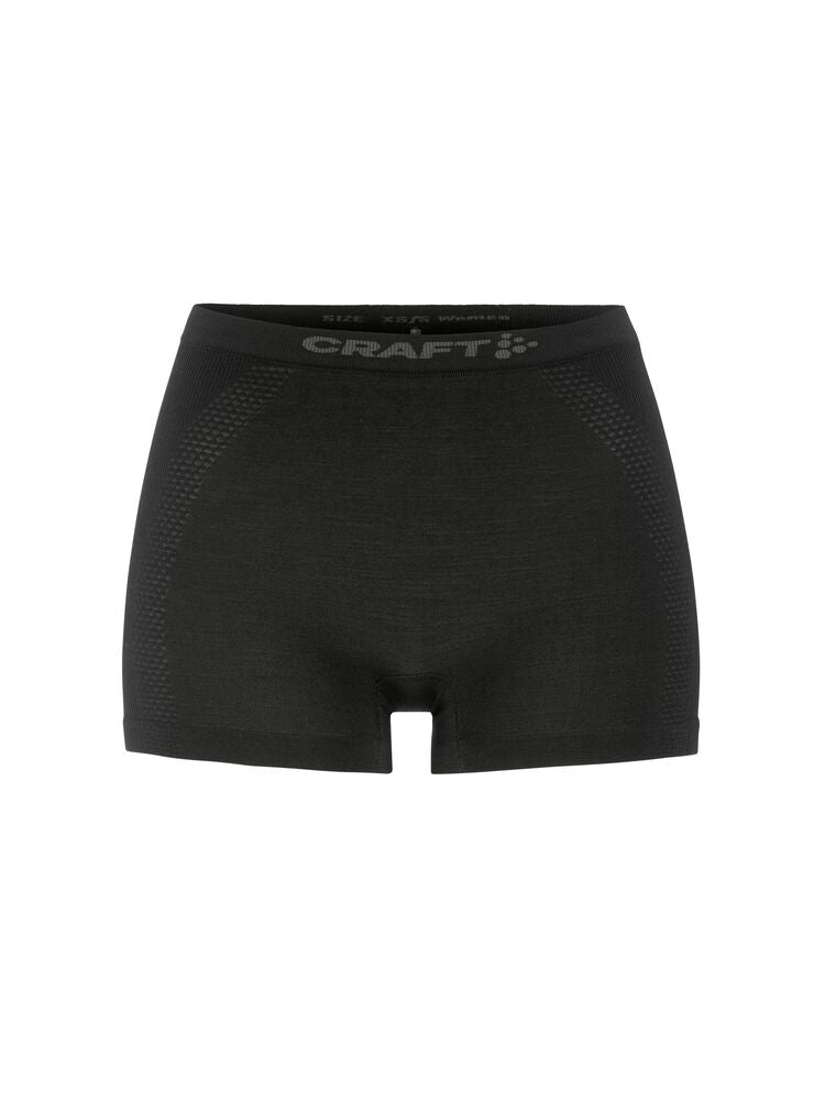 Wool Seamless Boxer W-Black