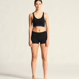 Wool Seamless Boxer W-Black