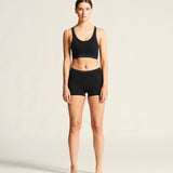 Wool Seamless Boxer W-Black