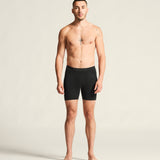 Wool Seamless Boxer 6-Inch M-Black