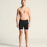 Wool Seamless Boxer 6-Inch M-Black