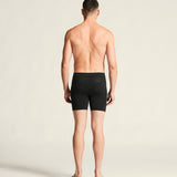 Wool Seamless Boxer 6-Inch M-Black