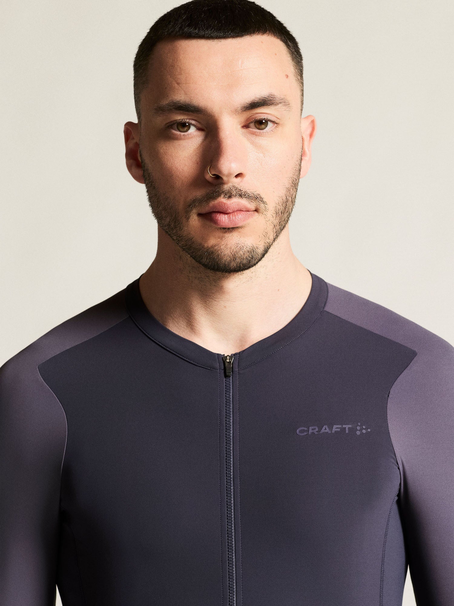 Endur Training Jersey M-Graystone/Purple