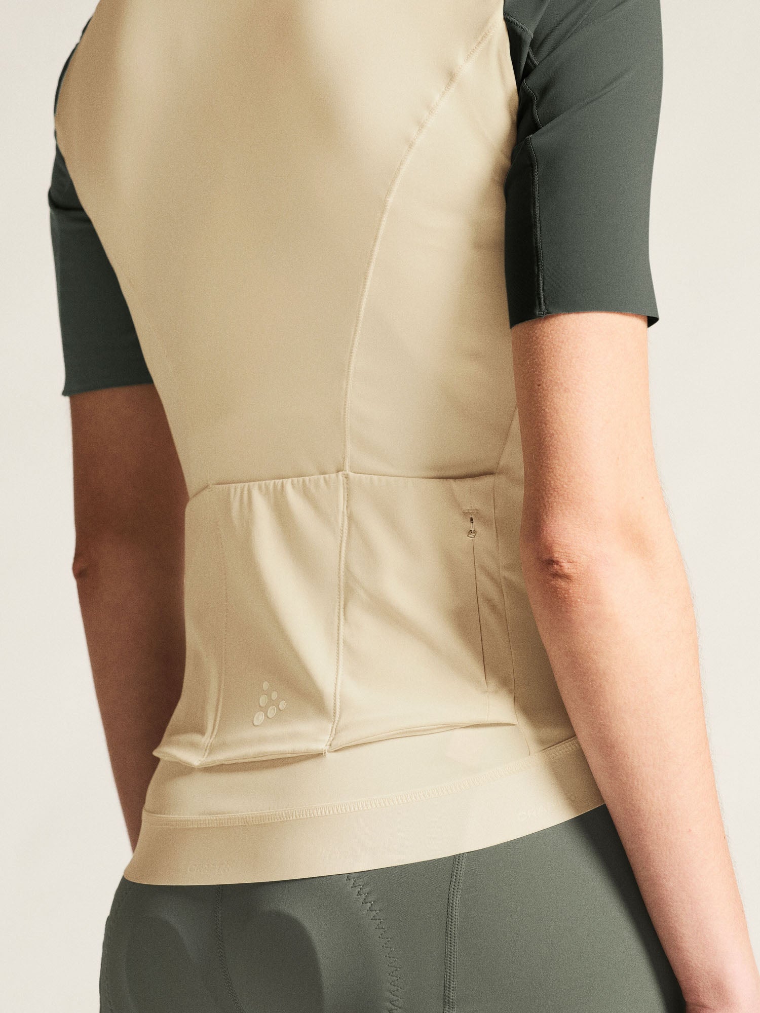 Maillot d'entraînement Endur W-Tofu/Vert