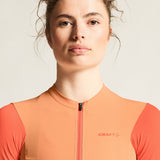 Maillot d'entraînement Endur W - Abricot/Rose