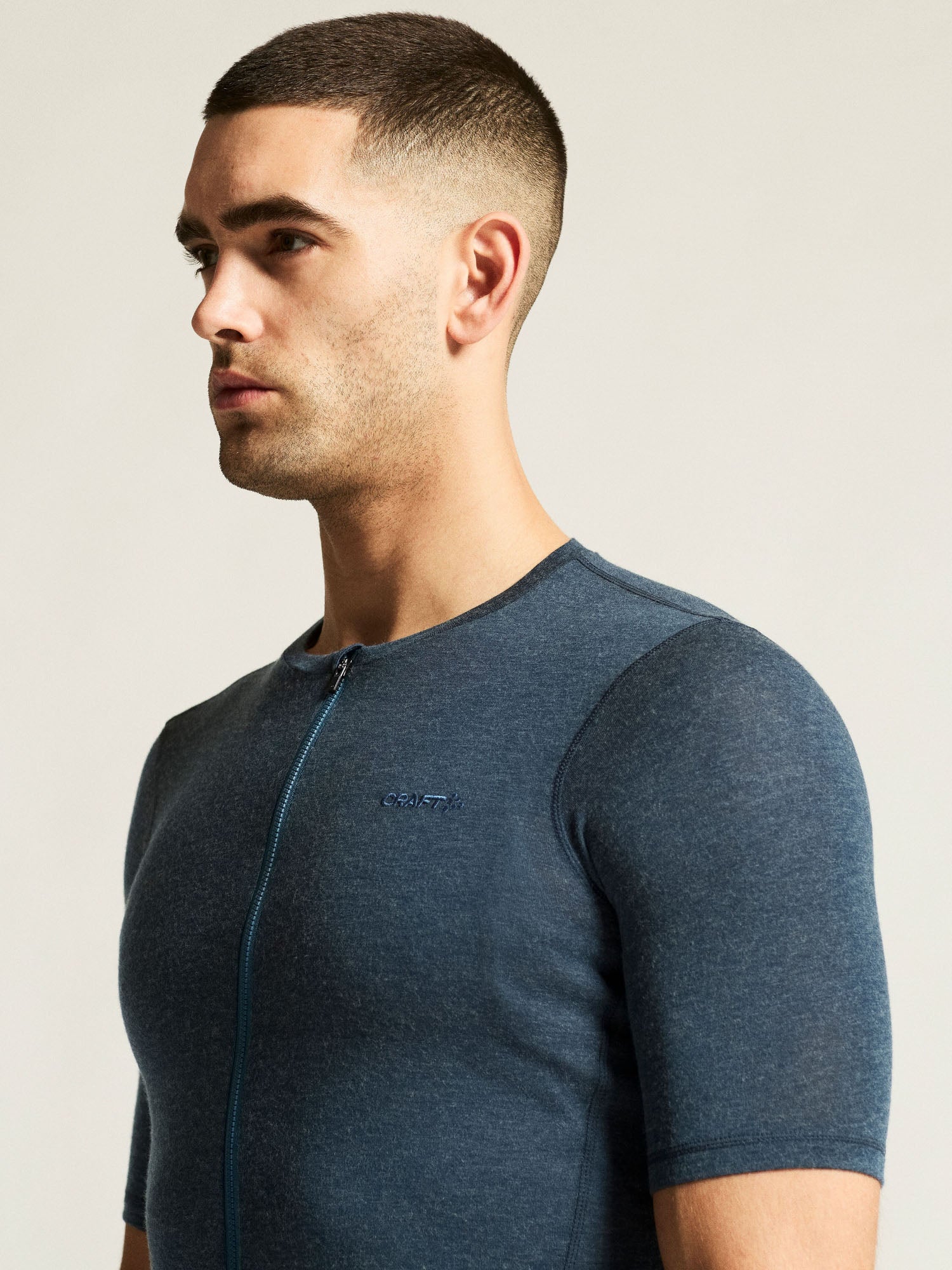 Everyday Wool SS Jersey M-North Melange