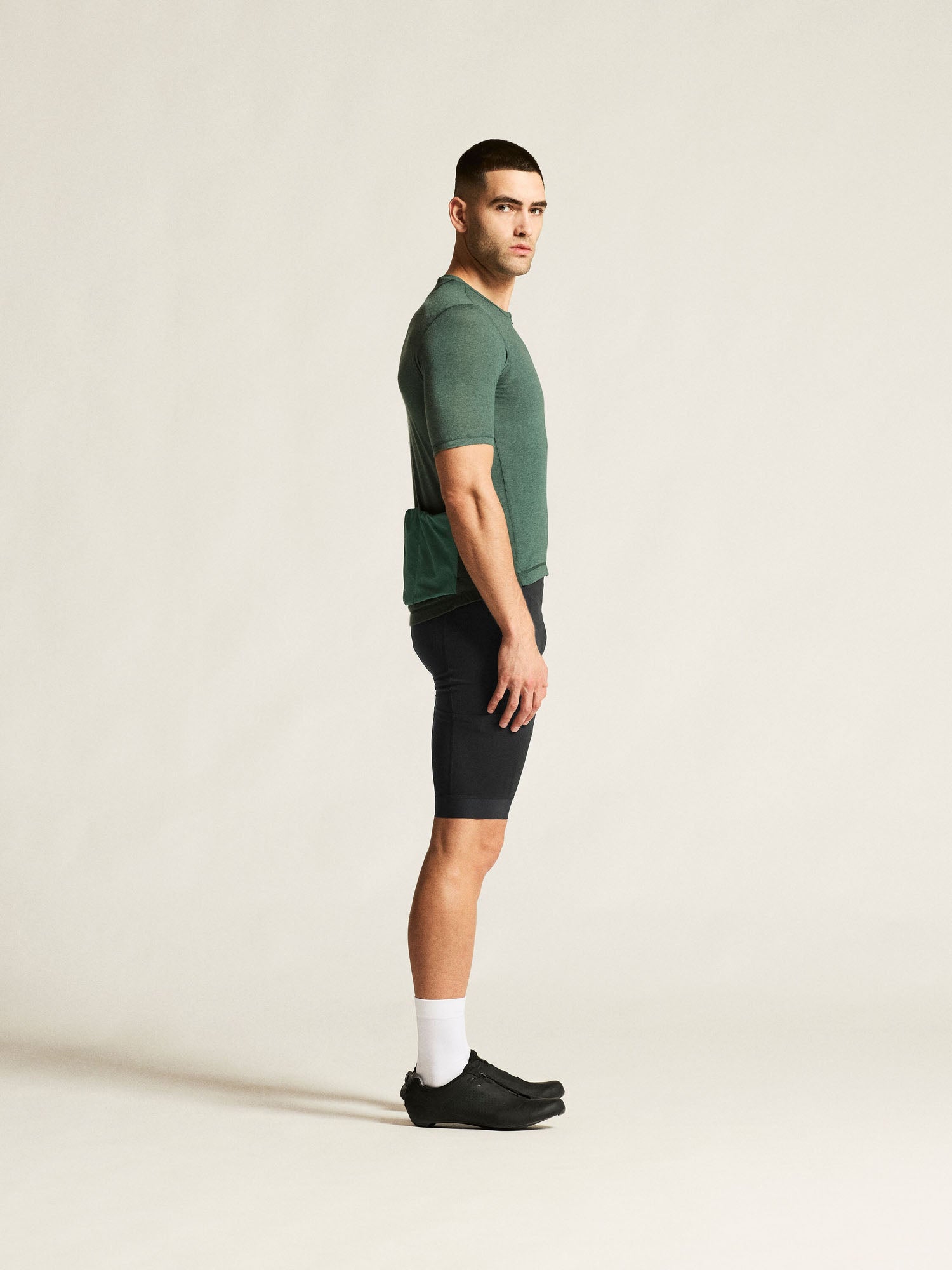 Everyday Wool SS Jersey M-Atlantic Melange