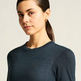Everyday Wool SS Tee W-North Melange
