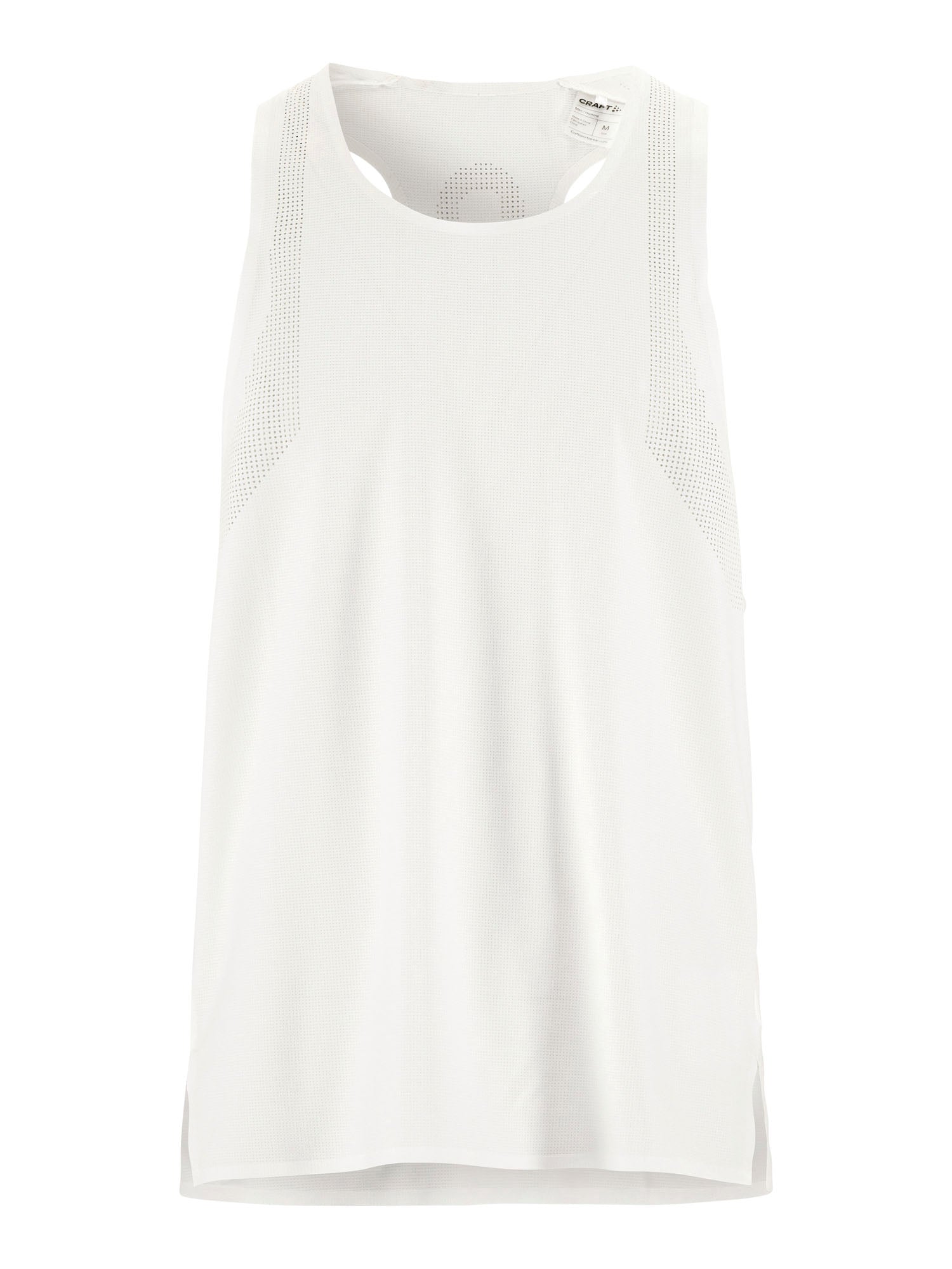 Race Day Singlet 2 M-White
