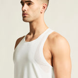 Race Day Singlet 2 M-White
