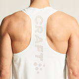 Race Day Singlet 2 M-White