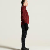 Practice Jacket W-Dk Red