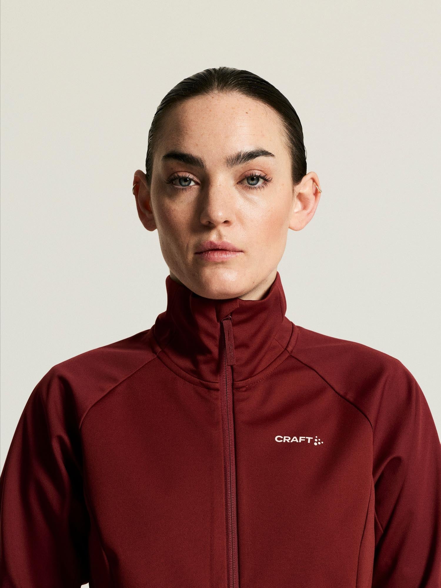 Practice Jacket W-Dk Red