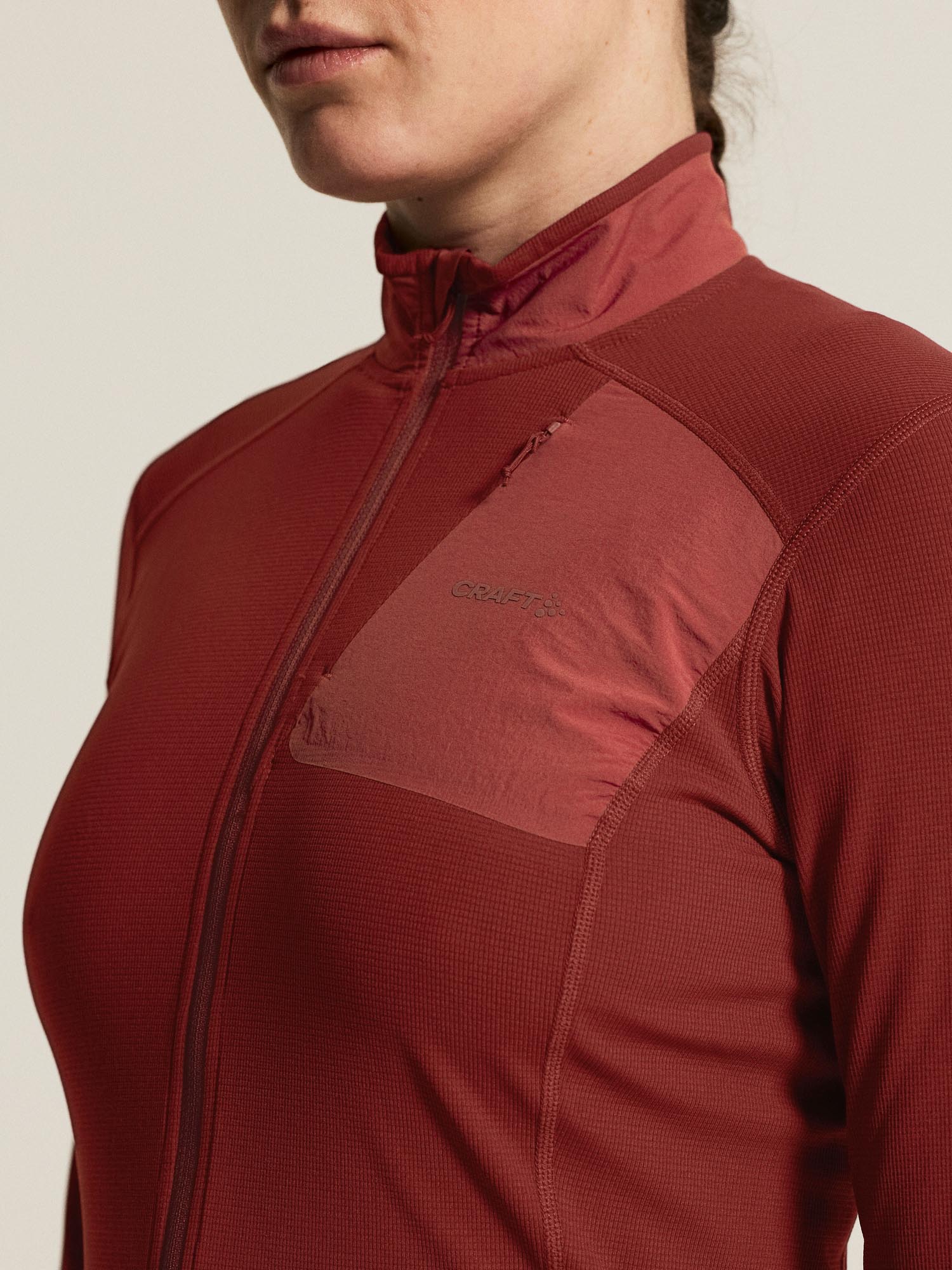 Speed FZ Midlayer Jacket W-Dk Red