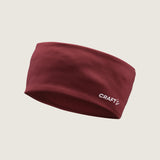 Windblock Fleece Headband 2-Dk Red