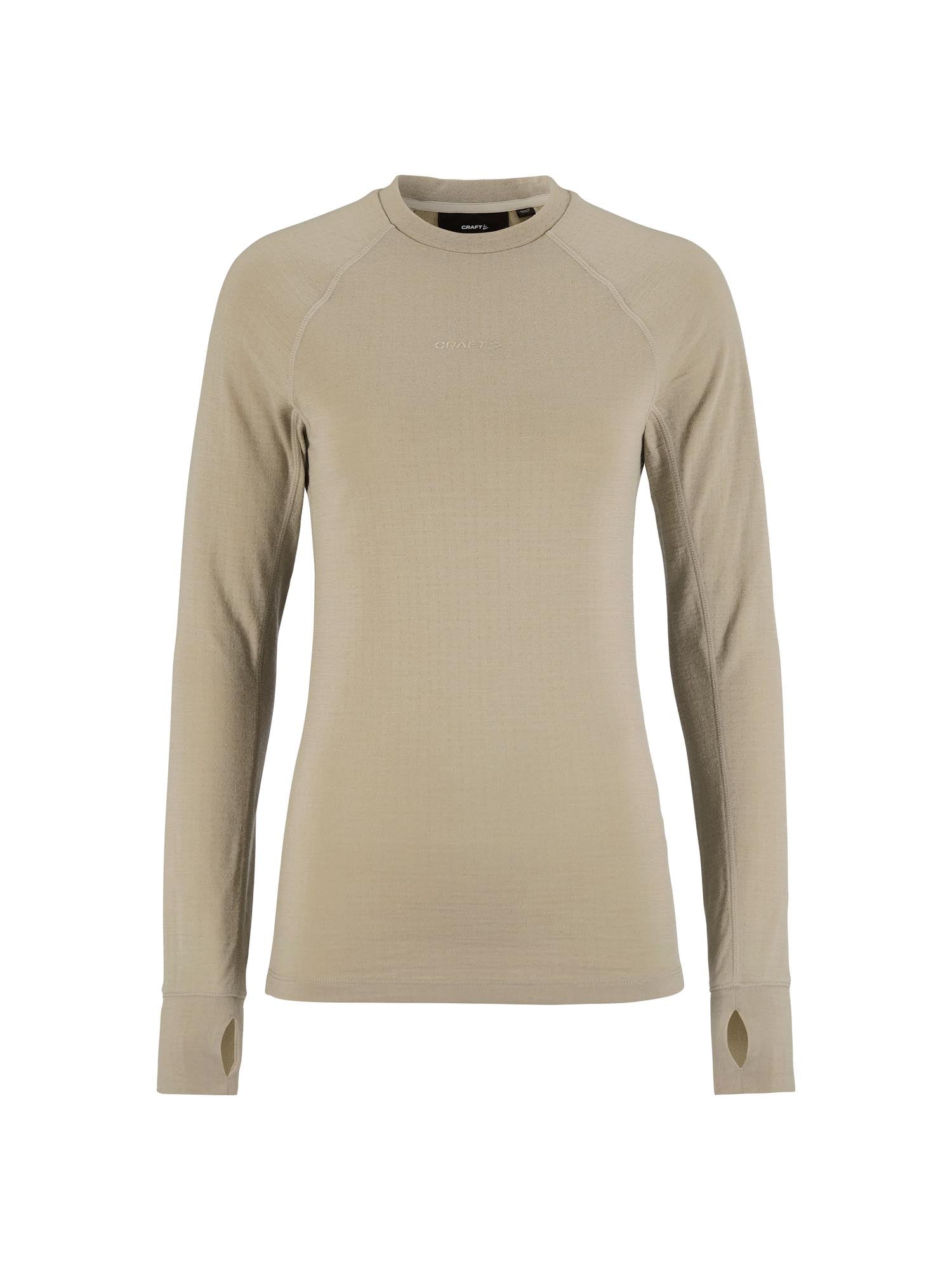 Wool Comfort RN LS W-Hay