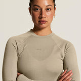 Wool Comfort RN LS W-Hay