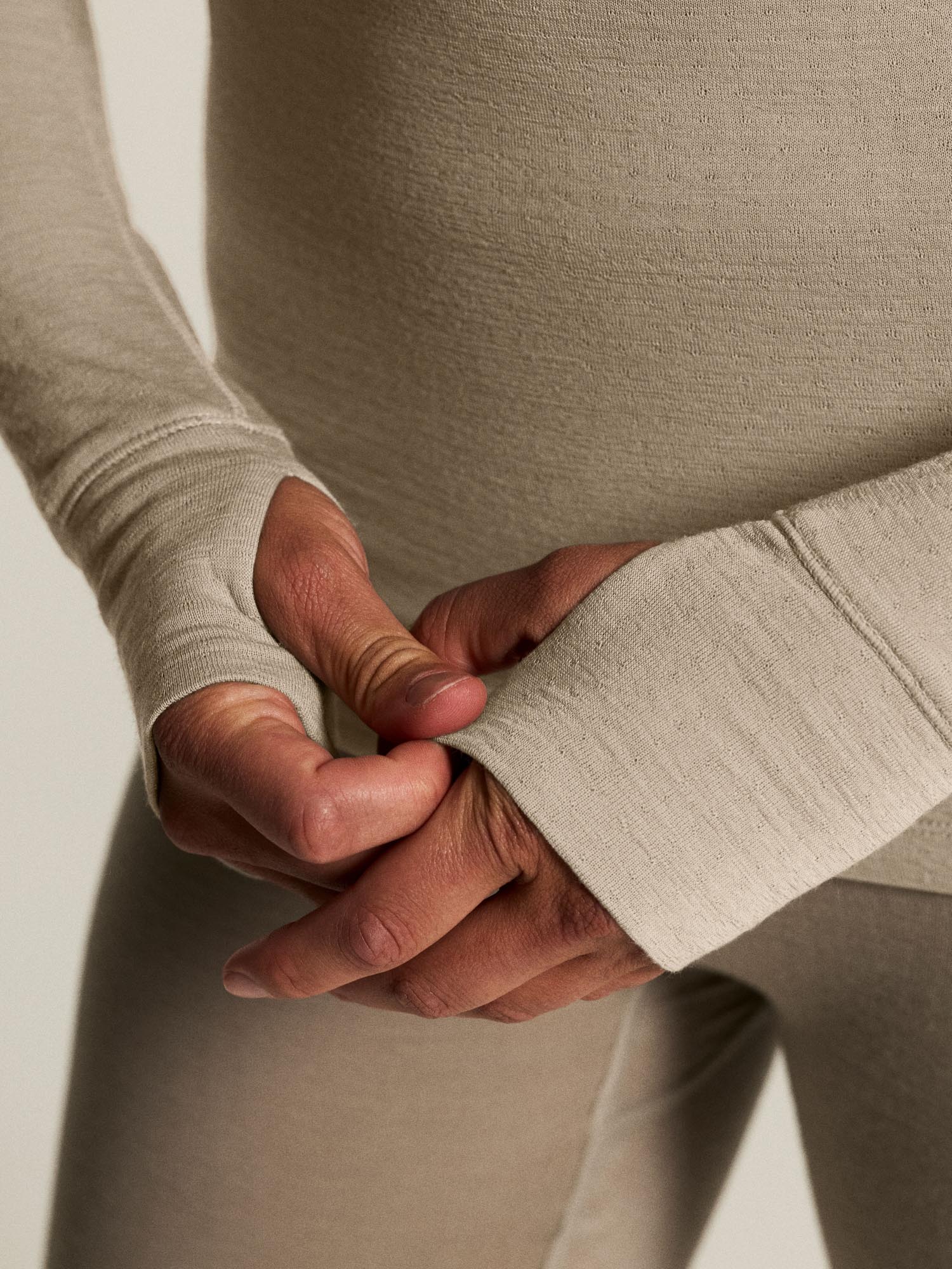 Wool Comfort RN LS W-Hay