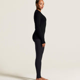 Pantalon confortable en laine W-Black