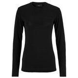 Wool 95 LS CN W-Black/Melange