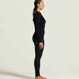 Wool 95 LS CN W-Black/Melange