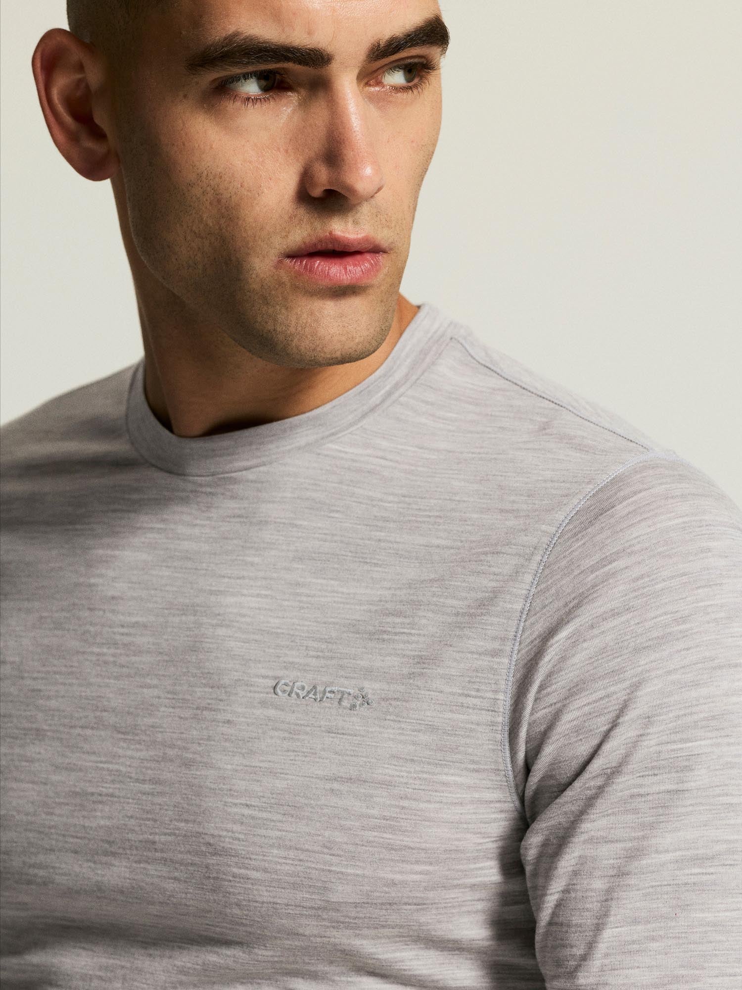 Laine 95 LS CN M - Gris chiné