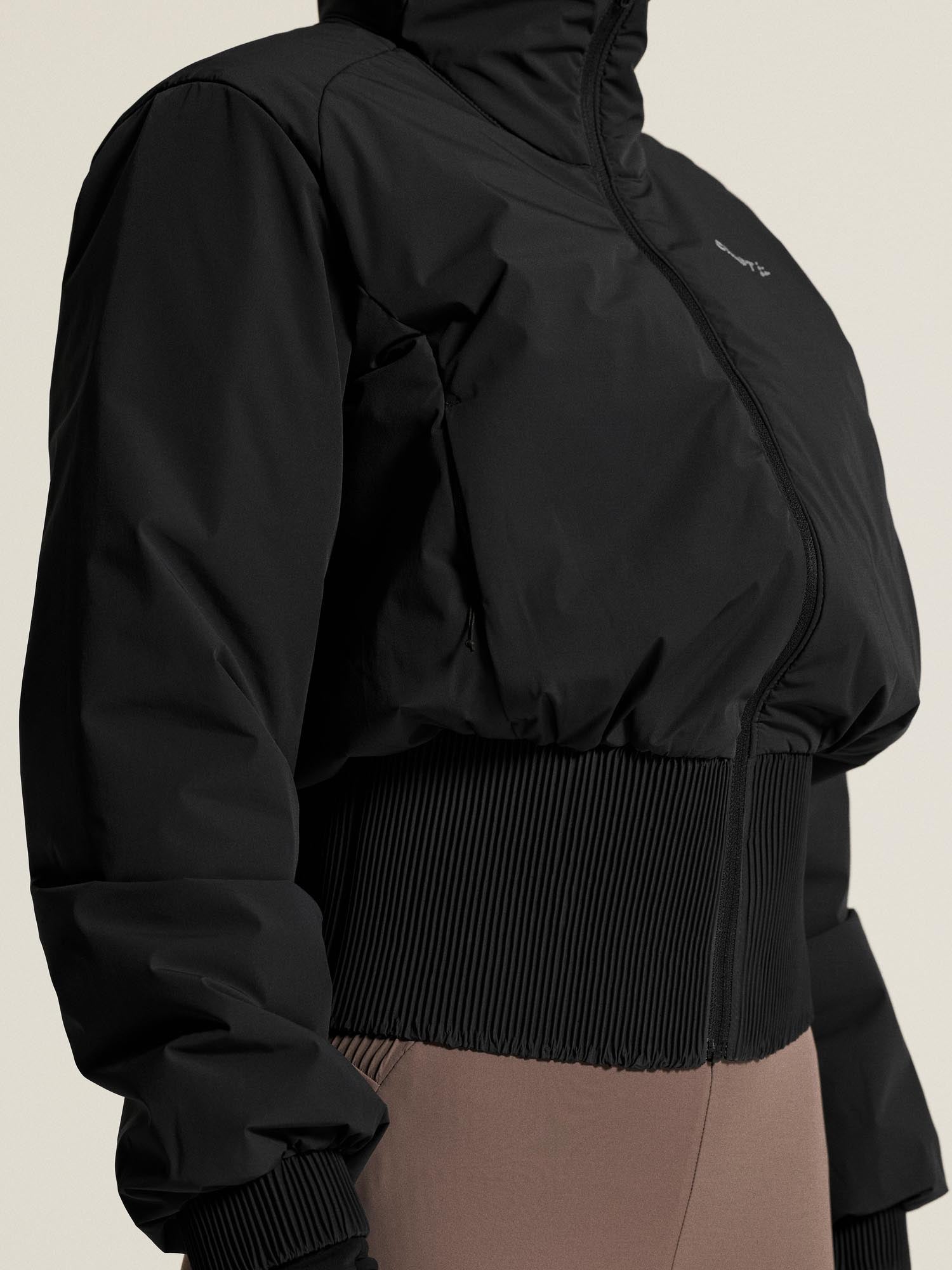 Speed Cropped Jacket W-Black