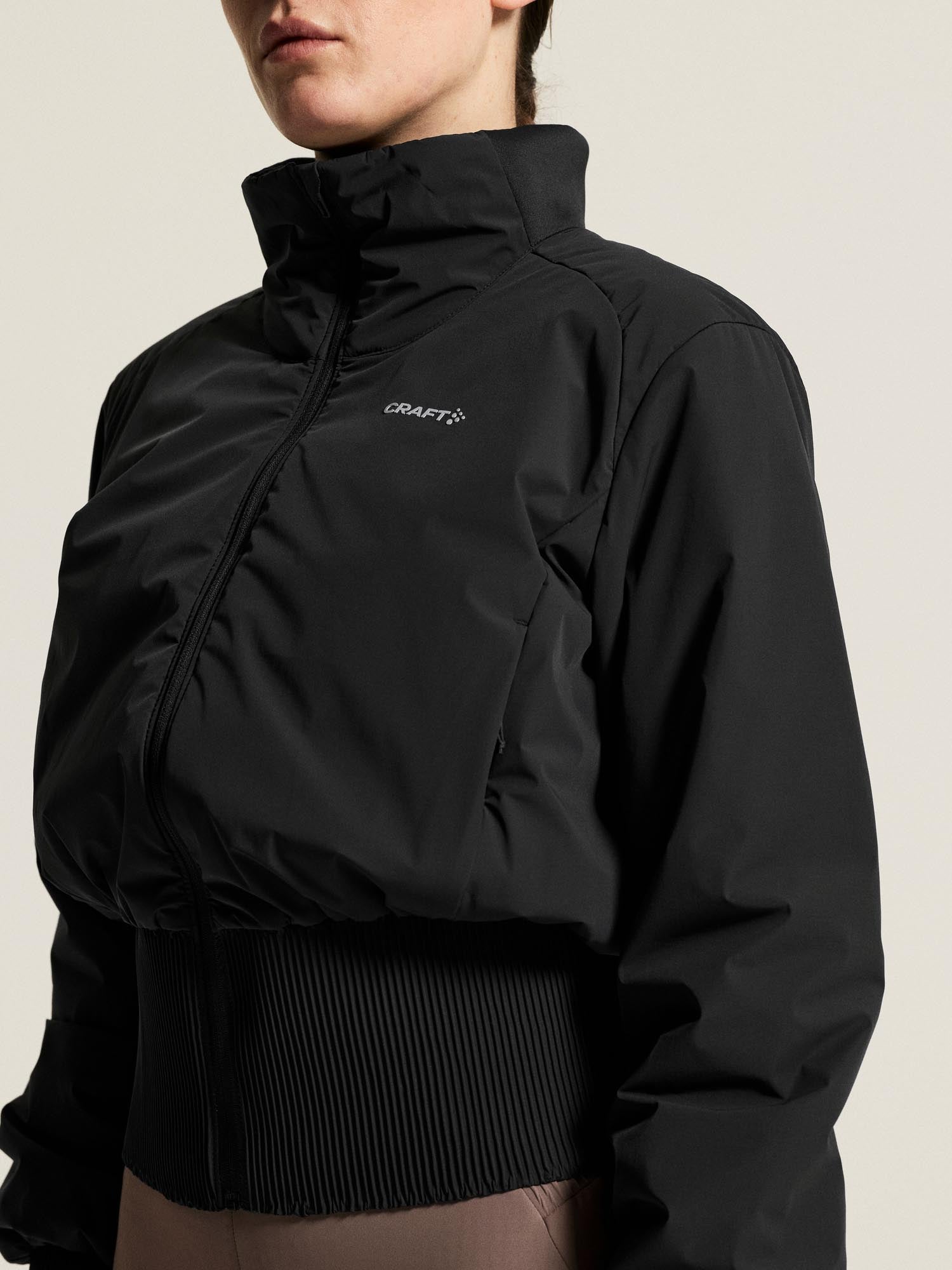 Speed Cropped Jacket W-Black
