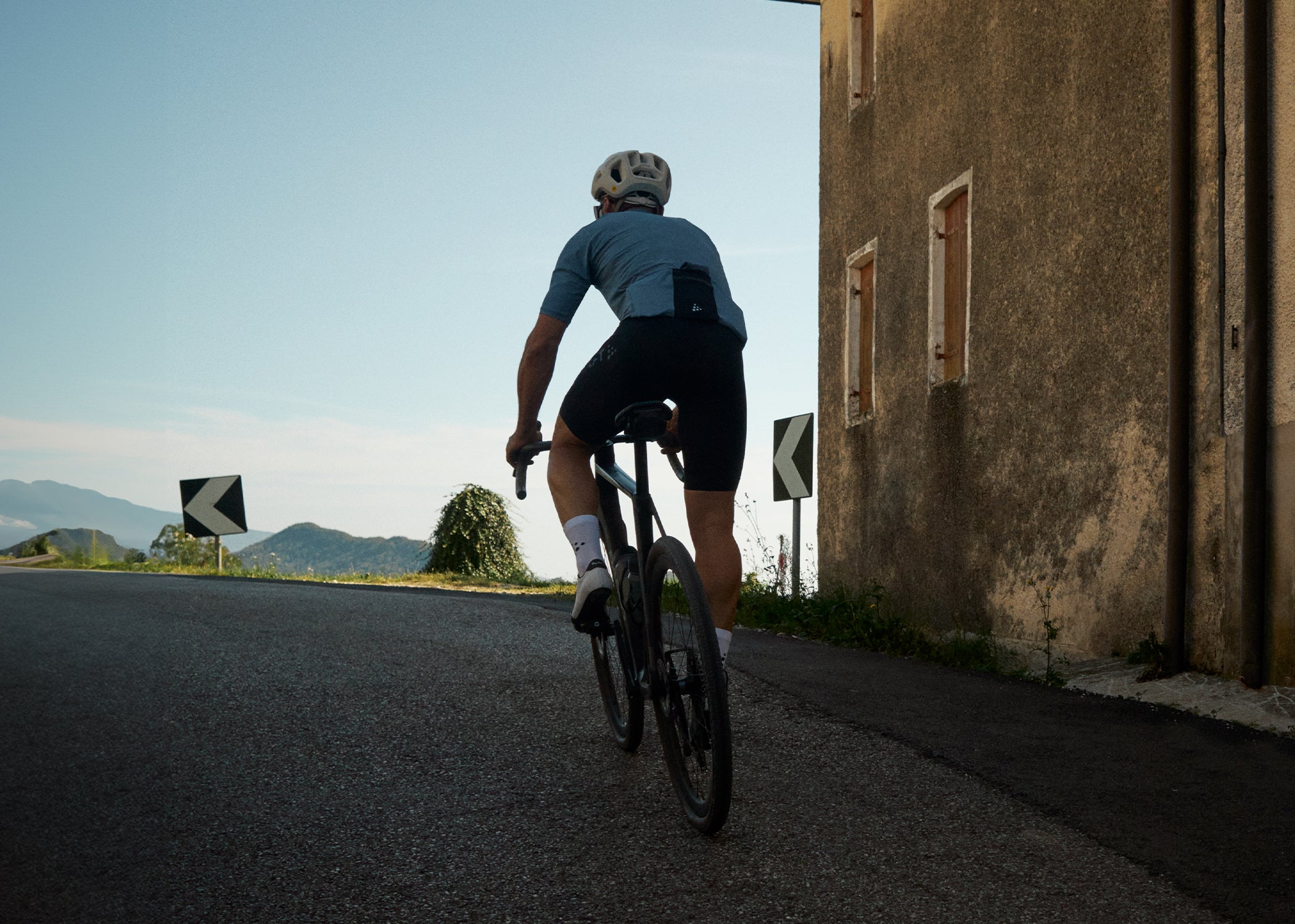 Man cycling clearance